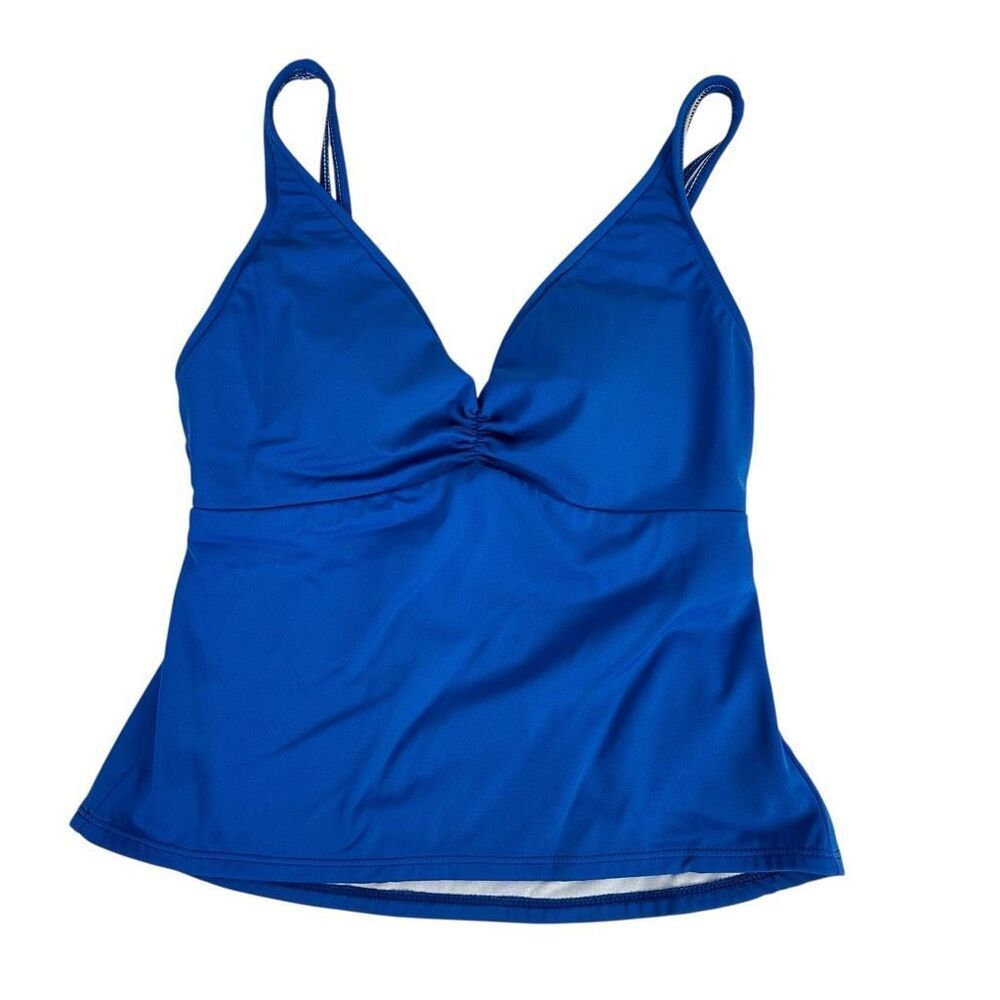 Miraclesuit Bright Blue Tankini Top size 10
